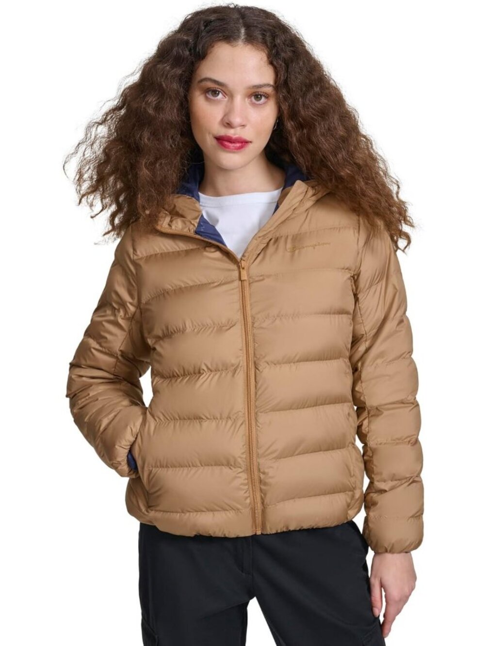 Cozy Women's Packable Quilted Puffer Jacket with Hood - Perfect for Winter!